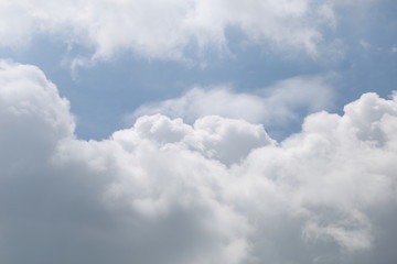 Cloudscape with Sky and Clouds Background