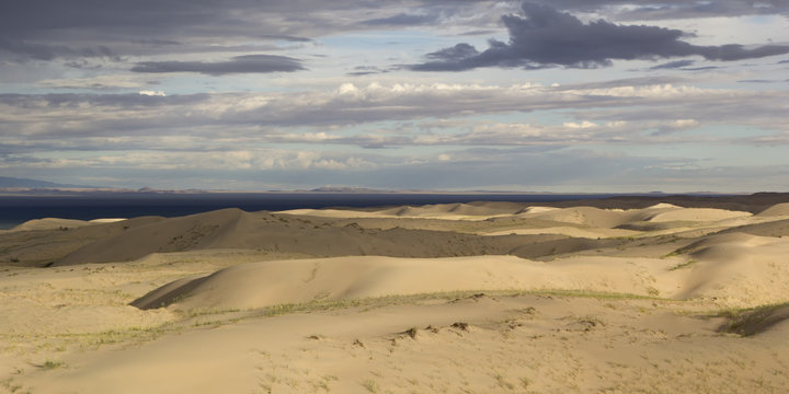 Sand dunes. Gobi Desert, Mongolia.