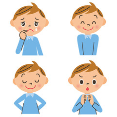 男の子　ポーズ