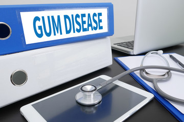 GUM DISEASE  Medical concept Doctor