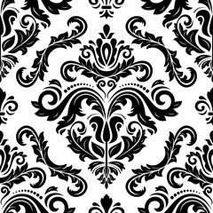 Seamless Vector Damask Pattern