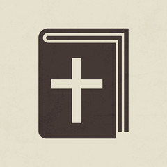 Fototapeta premium Bible book icon - Vector