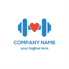 Obraz premium Fitness Gym Logo Vector