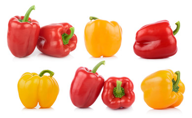 Bell pepper on white background