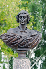 Fototapeta premium Marina Tsvetaeva monument Elabuga city