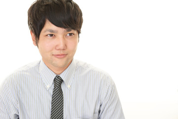 笑顔のビジネスマン