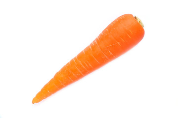 Japanese fresh carrot isolated