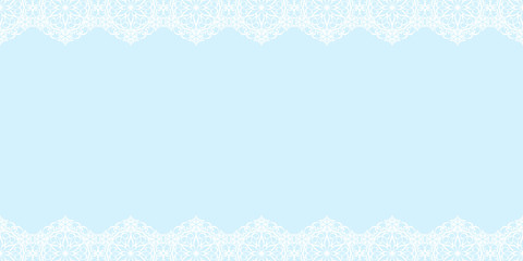 雪の結晶のフレーム