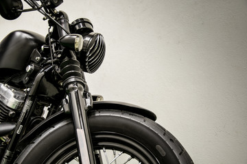 détail de moto vintage