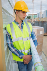 worker in construction site