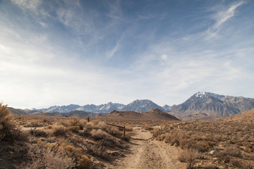 Fototapeta na wymiar Eastern Sierra Peaks