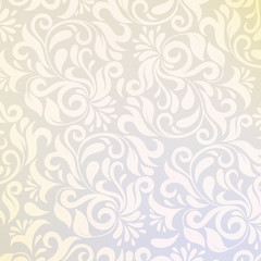 pattern in Arabic style. Intersecting curved elegant stylized le