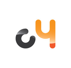 c4 initial grey and orange with shine