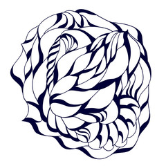 Vector illustration with abstraction. Illustration 10 version