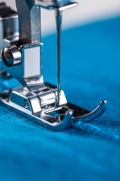 Sewing machine and fabric