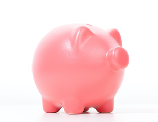 Piggy bank isolated on white background
