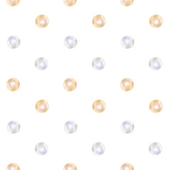 seamless pattern - pearls