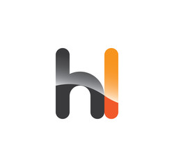 hl initial grey and orange with shine