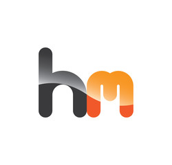 hm initial grey and orange with shine