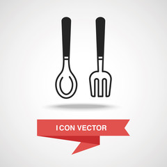 Fototapeta premium Spatula icon