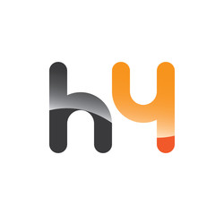 h4 initial grey and orange with shine