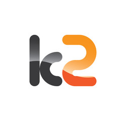 k2 initial grey and orange with shine