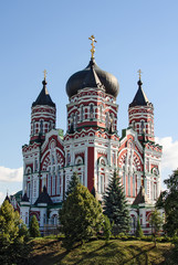 Fototapeta na wymiar Temple St. Panteleimon in Kiev, Ukraine
