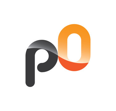 p0 initial grey and orange with shine