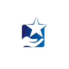 Obraz premium Star Share Logo
