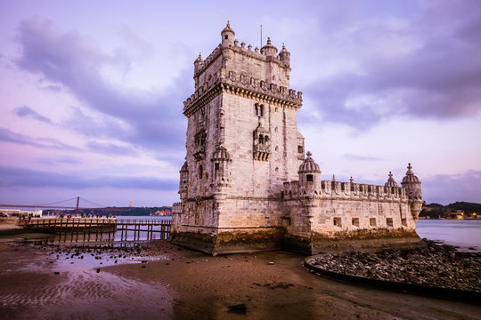 The wonderful Belem tower in Lisbon, Portugal