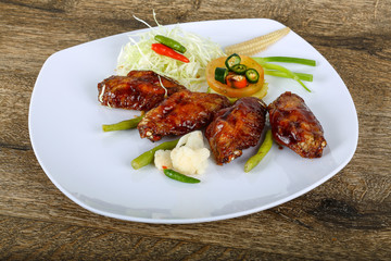 Teriyaki chicken wings