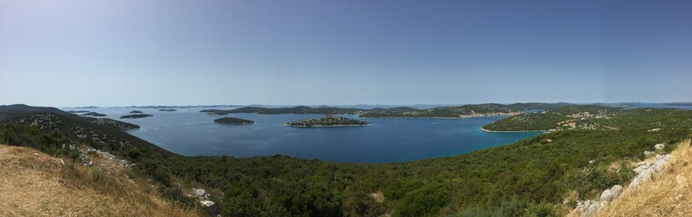 Obraz premium Panorama Adriaküste Dalmatien