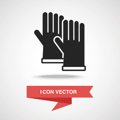 Obraz premium cleaning gloves icon