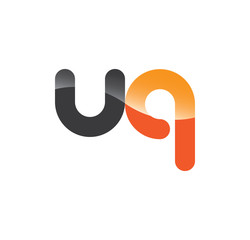 uq initial grey and orange with shine