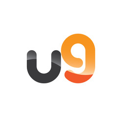 u9 initial grey and orange with shine