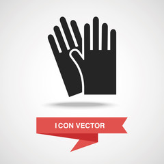 cleaning gloves icon