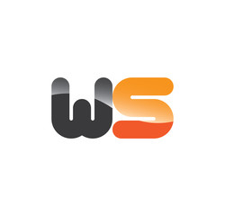 ws initial grey and orange with shine