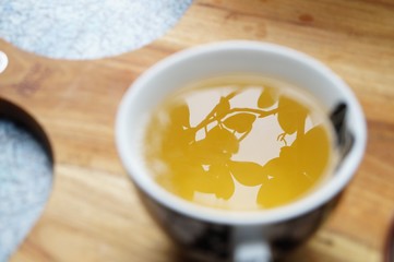 Teetasse mit Reflektion
