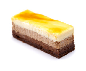 three chocolate cake