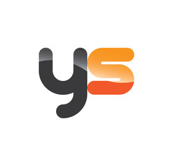 ys initial grey and orange with shine