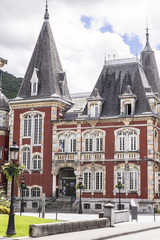 Obraz premium The city hall of Lourdes