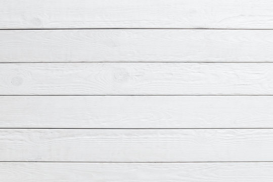 White wooden planks background. horizontal position of panels