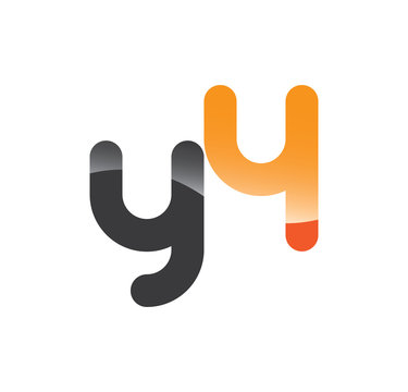 y4 initial grey and orange with shine
