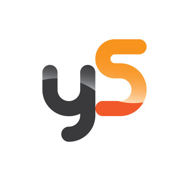 y5 initial grey and orange with shine