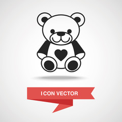 bear doll icon