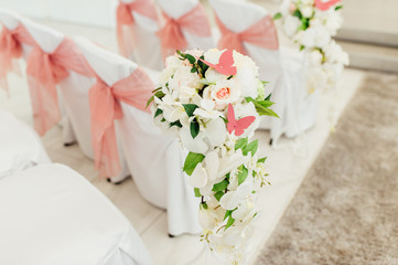 beautiful decor for wedding ceremony indoor