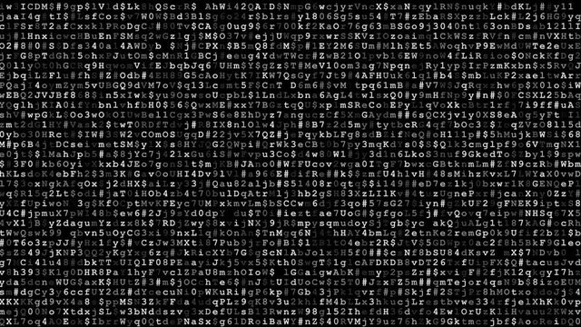 Running encrypted data