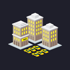 valet parking in a big city