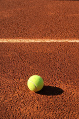 Detail of a clay court of tennis © Bisual Photo
