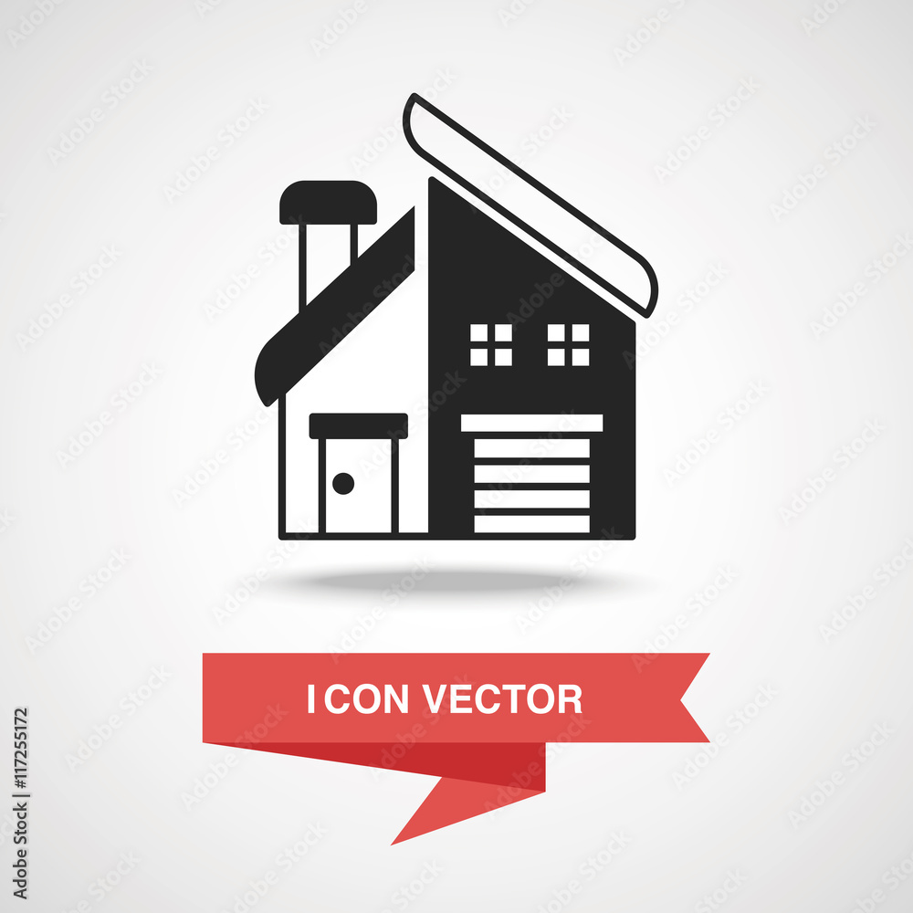 Poster building icon